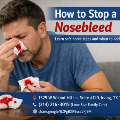 How to Stop a Nosebleed